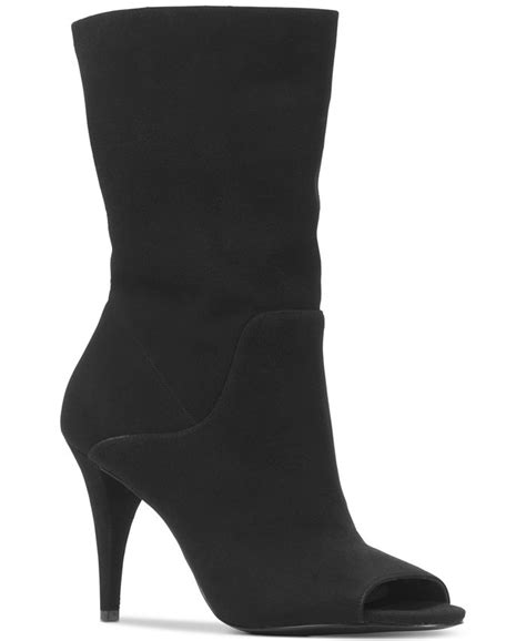 michael michael kors women's elaine open toe mid shaft boots|Michael Kors Mid.